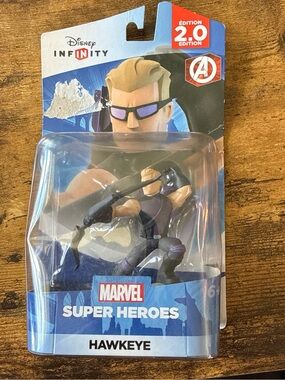 Disney Marvel Hawkeye Figure — Purple and Black